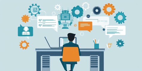 Software Engineer Working on AI Chatbot Development and Integration  with Advanced Technology