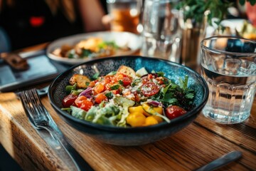 A nutrition coach sharing tips on how to make healthier food choices when dining out