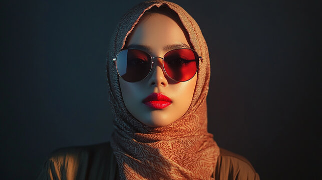 Muslim women with headscarves are suitable for fashion models, Muslim women hijab