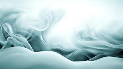 Obraz premium Radiant pastel fog patterns, flowing subtle textures, 3D illustration