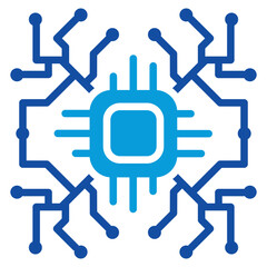 Pervasive Computing Icon Dual Tone Color Style