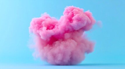 Ethereal smoke overlays, vibrant pastel details, 3D illustration