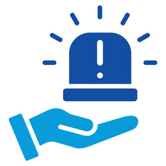 Incident Response Icon Dual Tone Color Style