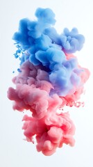 Obraz premium Smoky trails, clean pastel light overlays, 3D illustration