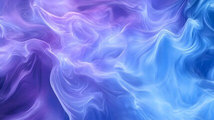 Obraz premium Abstract Blue and Purple Swirling Wave Design