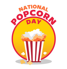 Happy National Popcorn Day with delicious popcorn