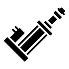 Actuator Icon Black Style