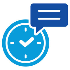 Real-Time Response Icon Dual Tone Color Style