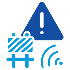 Obstacle Detection Icon Dual Tone Color Style