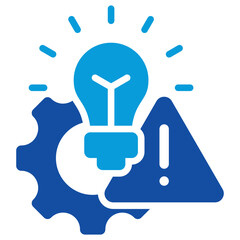 Proactive Troubleshooting Icon Dual Tone Color Style