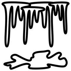 Metabolic Waste Icon Lineal Syle