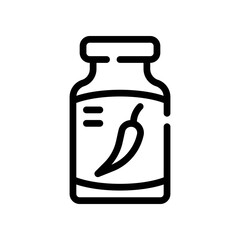 spices line icon