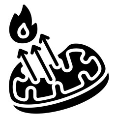 Atp Production Icon Black Style