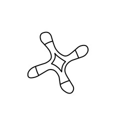 boomerang outline icon