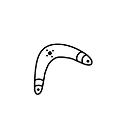 boomerang outline icon