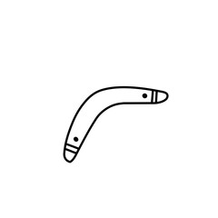 boomerang outline icon