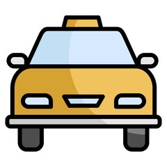 Taxi  Icon Element For Design