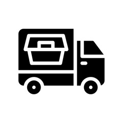 ood delivery glyph icon