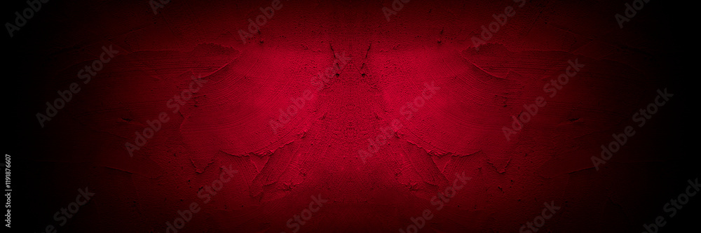 Aufkleber old wall texture cement black red background abstract dark color design are light with white gradien
