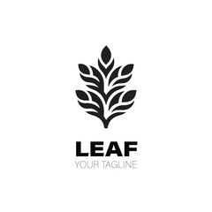 Leaf Logo, Leaf Logo Design, Leaf Logo Vector. Leaf Logo Brand, Leaf Logo Company. Leaf Logo Vector Design on White Background