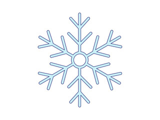 Snowflake icon. Winter icon. Flat vector icons