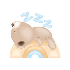 baby shower sleep bear