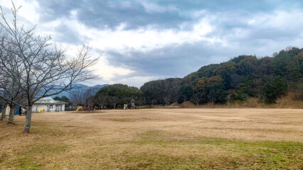 Fototapeta premium 冬の甘木公園