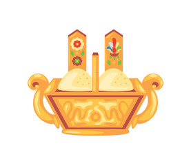 tibetan losar box of chemar