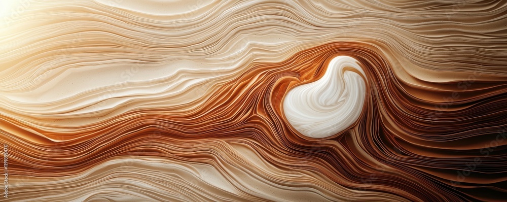 Poster a mesmerizing flow of colors resembling natural patterns.