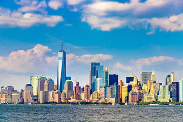 Manhattan cityscape in New York
