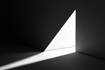 Triangle of Light in Dark Space