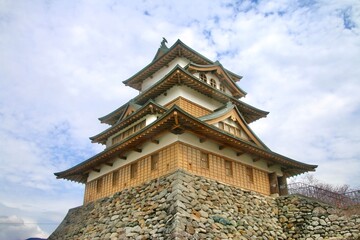 Fototapeta premium 高島城（長野県・諏訪市）
