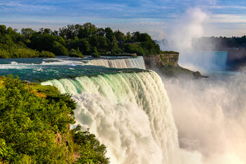 American falls at Niagara falls