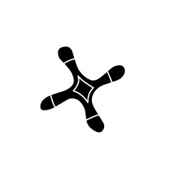 boomerang silhouette icon