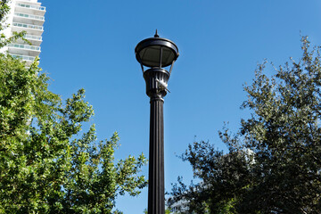 street lamp in the park