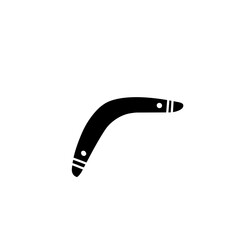boomerang silhouette icon