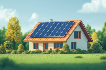 Assembly of Solar Panels During Energy System Upgrade