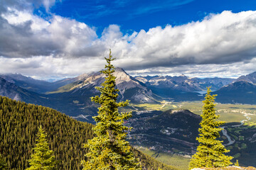 Bow Valley in Banff national park