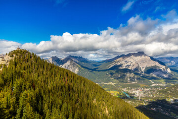 Fototapeta premium Bow Valley in Banff national park