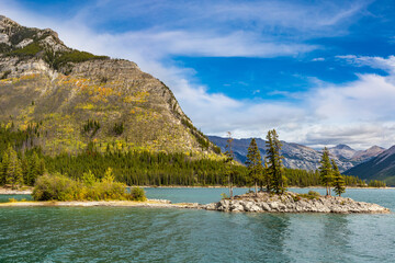 Lake Minnewanka in Banff National Park