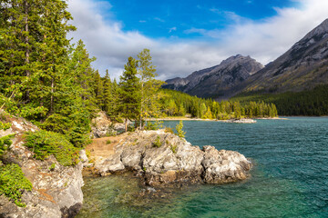 Lake Minnewanka in Banff