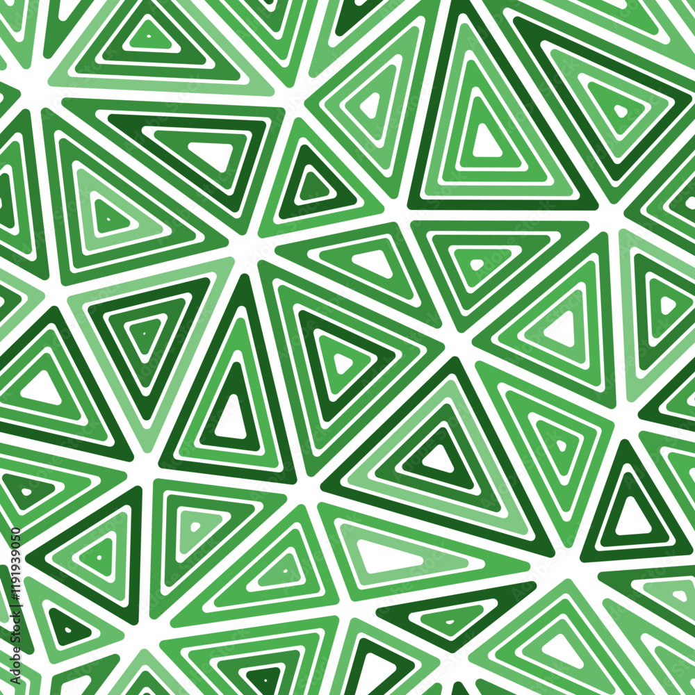 Poster triangle shapes background. multiple repeated inner triangles. big triangles size. mono tone colored
