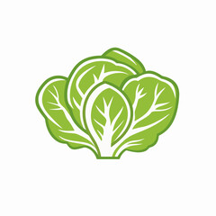 Salad vector icon isolated on transparent background, Salad logo design