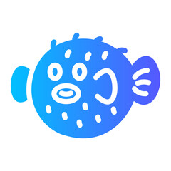 globefish Gradient icon © Barudak Lier