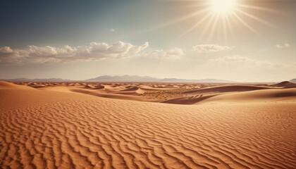 Empty Desert in Saudi Arabia, Desert in Dubai, Camel in Desert