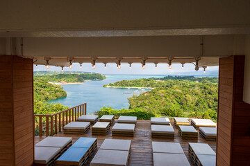 日本の沖縄県の古宇利島の美しい風景
