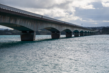 日本の沖縄県の古宇利島の美しい風景