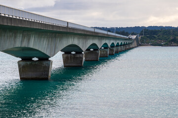 Obraz premium 日本の沖縄県の古宇利島の美しい風景