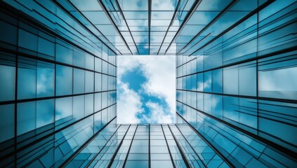 Modern Architecture: A Glassy Gaze Towards the Sky