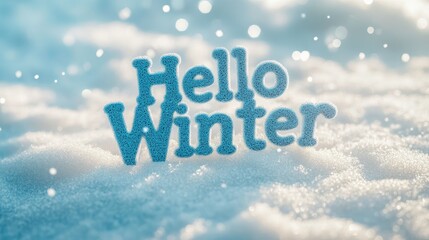 Winter Wonderland Banner | Snowy Poster Design